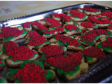 Galletitas navideñas de avena