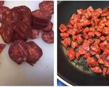 Foto del paso 2 de la receta Bolitas de papa, queso y chorizo
