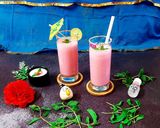 A picture of step 2 of Amritsari Rose Lassi.