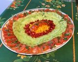 Une image de l'étape 9 de Salade du jardin (tomates, concombre, poivrons, basilic).