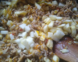 Foto del paso 2 de la receta: Zapallos italianos rellenos (carne de pavo-arroz) 🍀