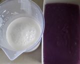 Foto langkah ke 2 dari resep Puding Ubi Unggu Fla Gula Merah.