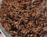 A picture of step 3 of Murmure chocolate chikki.
