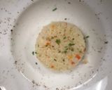 A picture of step 6 of Mirepoix Rice.
