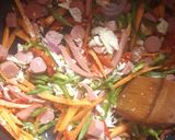 A picture of step 3 of Stir fries spag.