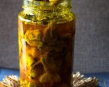 A picture of step 6 of Aloo-Sem/potato-butter bean Pickle.