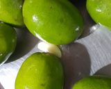 A picture of step 2 of Amra(Hog Plum) Bharta.