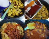 A picture of step 4 of Sweet and Spicy Raw Mango Curry with Jaggery.