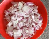A picture of step 1 of Kathiyawadi aloo matar ki sabzi.