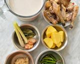 Foto langkah ke 1 dari resep Opor Ayam …bumbu tanpa tumis. Lezaaatt 😍.