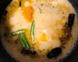 A picture of step 3 of Bhaja Muger Dal (Roasted Moong Dal / Green Gram Lentil - Bengali Style).