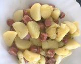 Foto del paso 5 de la receta: Cuando no tengo gana de cocinar: papas y salchichas