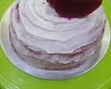 Foto langkah ke 9 dari resep Mille Crepes Buah Naga.