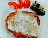 Foto langkah ke 6 dari resep Simple Chicken Steak dengan toping Keju tanpa minyak.