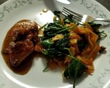 A picture of step 9 of Honey glazed salmon.
