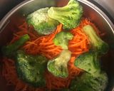Une image de l'étape 1 de Clafoutis brocolis 🥦 carottes 🥕 jambon.