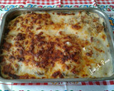 Foto del paso 15 de la receta: Berenjenas con jamón, lomo de cerdo con verduras y Bechamel