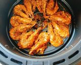 Hình bước làm 5 của món Tôm Sú Nướng Sa Tế