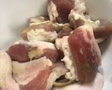 Hình bước làm 2 của món Ba chỉ xào mướp hương