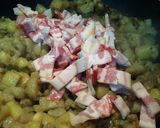 Foto del paso 3 de la receta: Tortilla de berenjenas y bacon a la barbacoa