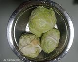 รูปขั้นตอนการทำที่ 3 ของ ต้มจืดกะหล่ำปลียัดไส้หมูสับจัดเต็ม