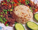صورة لخطوة 5 من وصفة البسلة السوتيه باللحم والكرات 😋🍛