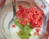 A picture of step 2 of CARROT CUCUMBER RAITA...
