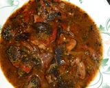 A picture of step 6 of Matumbo stew.
