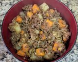 Foto do passo 4 de Carne moída de soja com legumes
