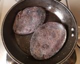 A picture of step 3 of Tlacoyos Drowned in Pasilla Sauce.