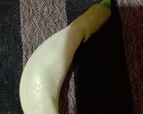 A picture of step 1 of Bok phool or heron flower Pakoda.