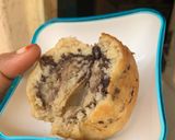 A picture of step 15 of Chocolate stuffed masa pancakes.