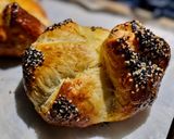 Foto del paso 3 de la receta: QUESO🧀BRIE Hojaldrado🥐, en Cama de Pesto🌿...!