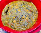 A picture of step 10 of Dhaba style spicy mixed dal (with and without egg).