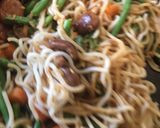 A picture of step 4 of Tofu and shiitake mushroom noodles.