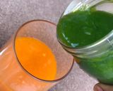 A picture of step 7 of Pawpaw smoothie.