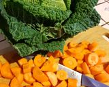 Une image de l'étape 1 de Rouelle au chou et aux carottes.