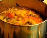 A picture of step 3 of Carrot masoor dhal koottu.
