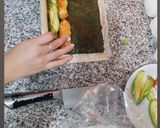 Foto del paso 6 de la receta: Sushi de langostinos caliente
