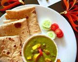 A picture of step 5 of Hare Chane ki Nimona.