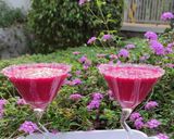 A picture of step 5 of Beetroot smoothie.