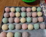Foto langkah ke 7 dari resep Onde onde rainbow.