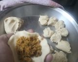A picture of step 5 of Sattu kachori.