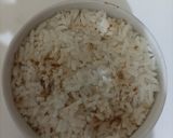 Foto langkah ke 2 dari resep Nasi Tim Ayam Jamur.