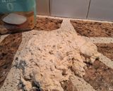 Foto del paso 5 de la receta: Pan Trenzado Relleno con Crema Pastelera y Pasas de Uva