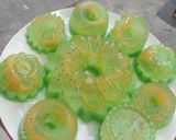 Foto langkah ke 8 dari resep Puding Buah Kaca Melon Serut.