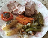 Foto del paso 5 de la receta: Rôti (cabeza de lomo) al horno con verduras