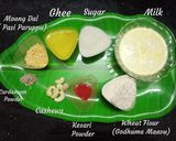 A picture of step 1 of Moong Dal (Pasi Paruppu) (Yellow Split Gram) Halwa Recipe | Instant Halwa.