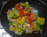 A picture of step 1 of Capsicum Chutney / Capsicum tomato chutney recipe - Best Side dish for Idly.