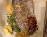 Une image de l'étape 1 de Couscous de manioc accompagné de poisson fourré.